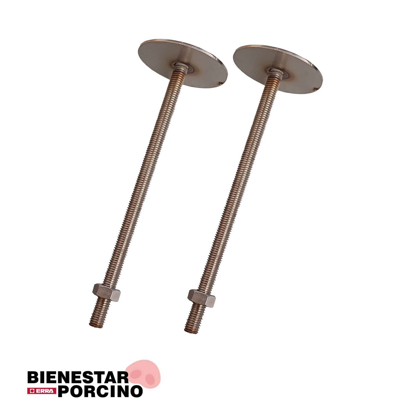 Conjunto anclajes esparrago inox