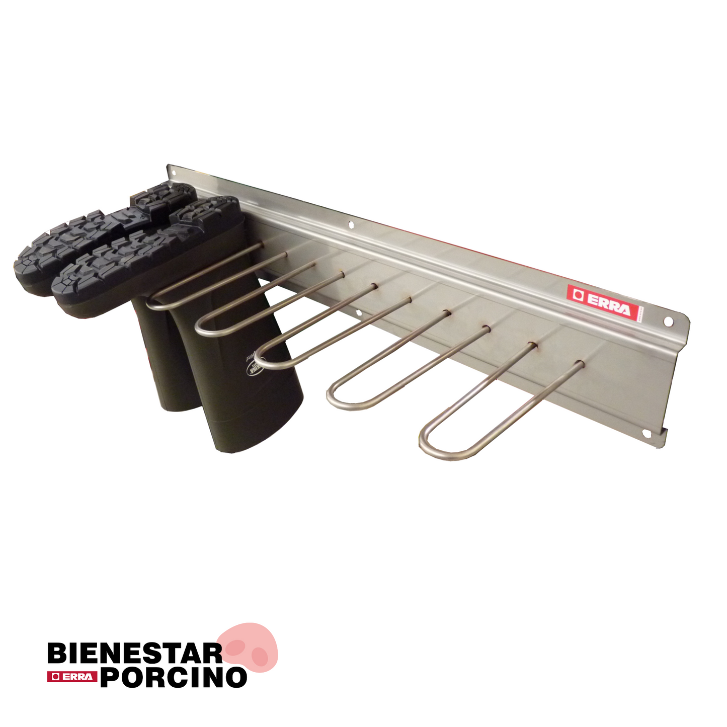 Cuelga botas inox (3 pares)