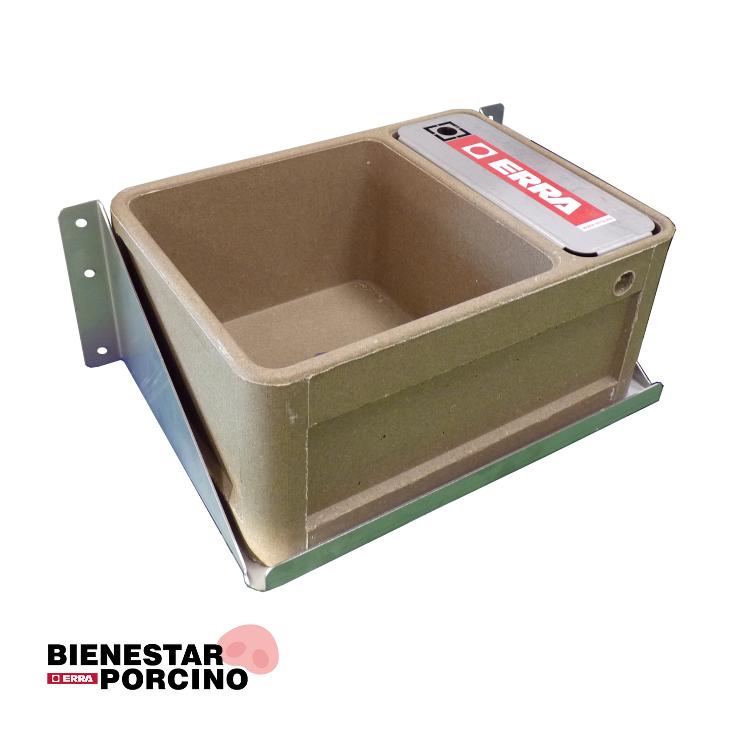 Soporte inox para bebedero de polímero