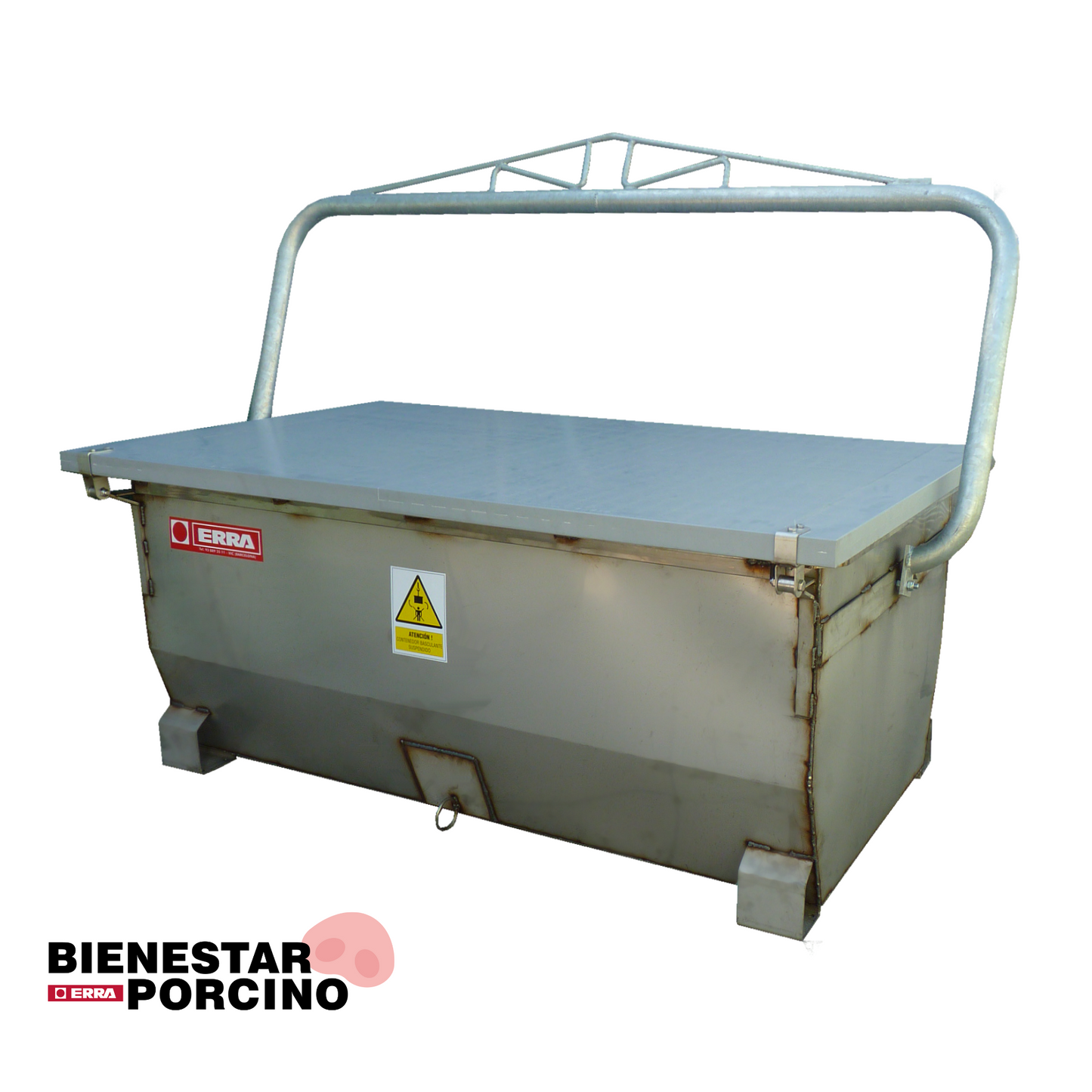 Contenedor de acero inoxidable de 1500L