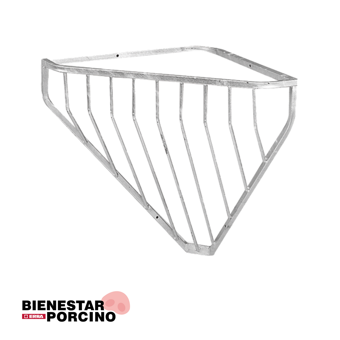 Rastillo galvanizado para colgar esquina