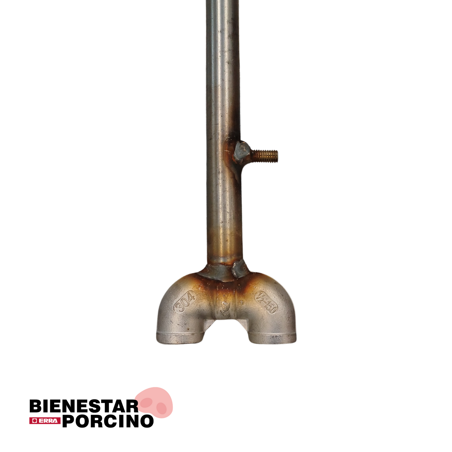 Tubo para doble chupete forma U