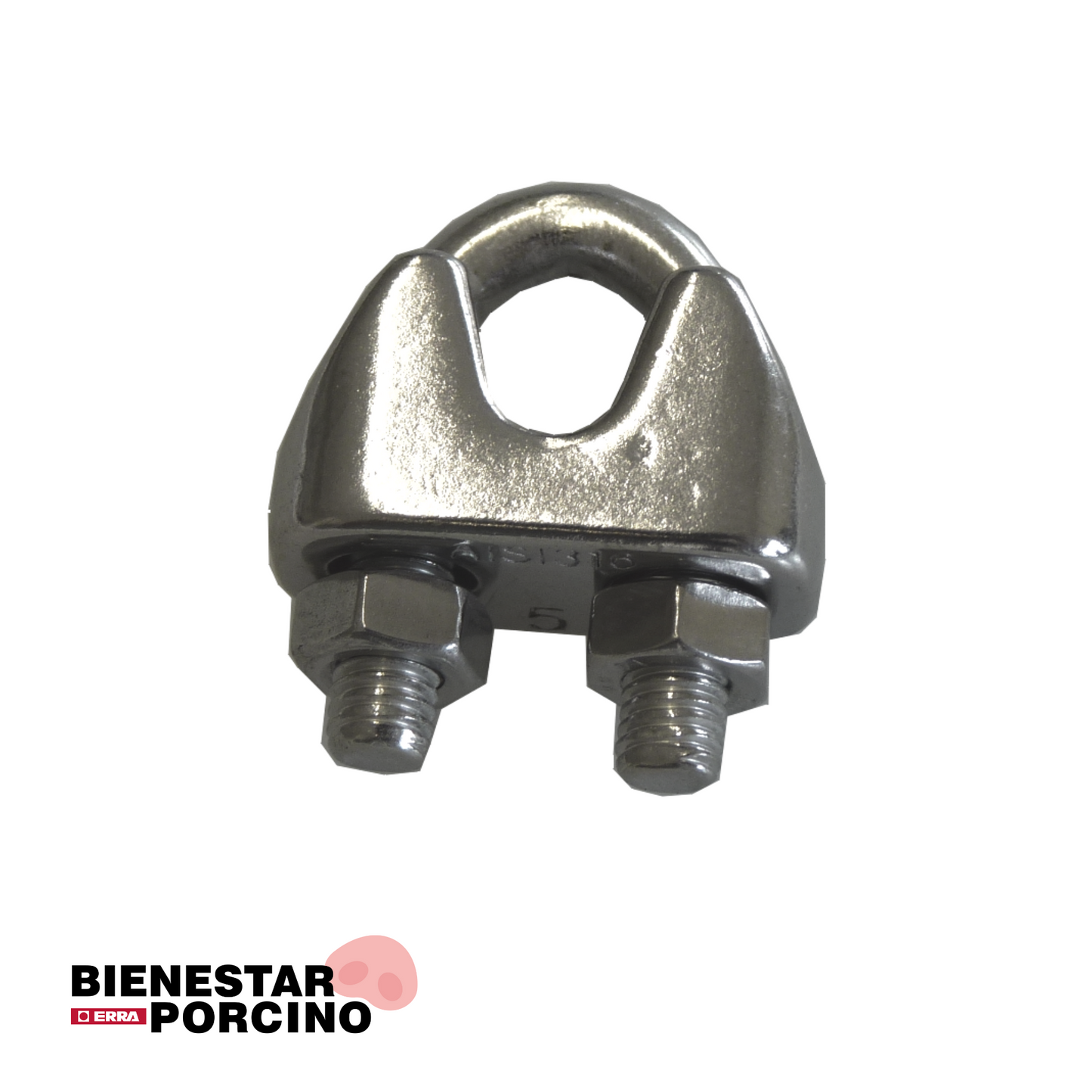 Sujetacables inox