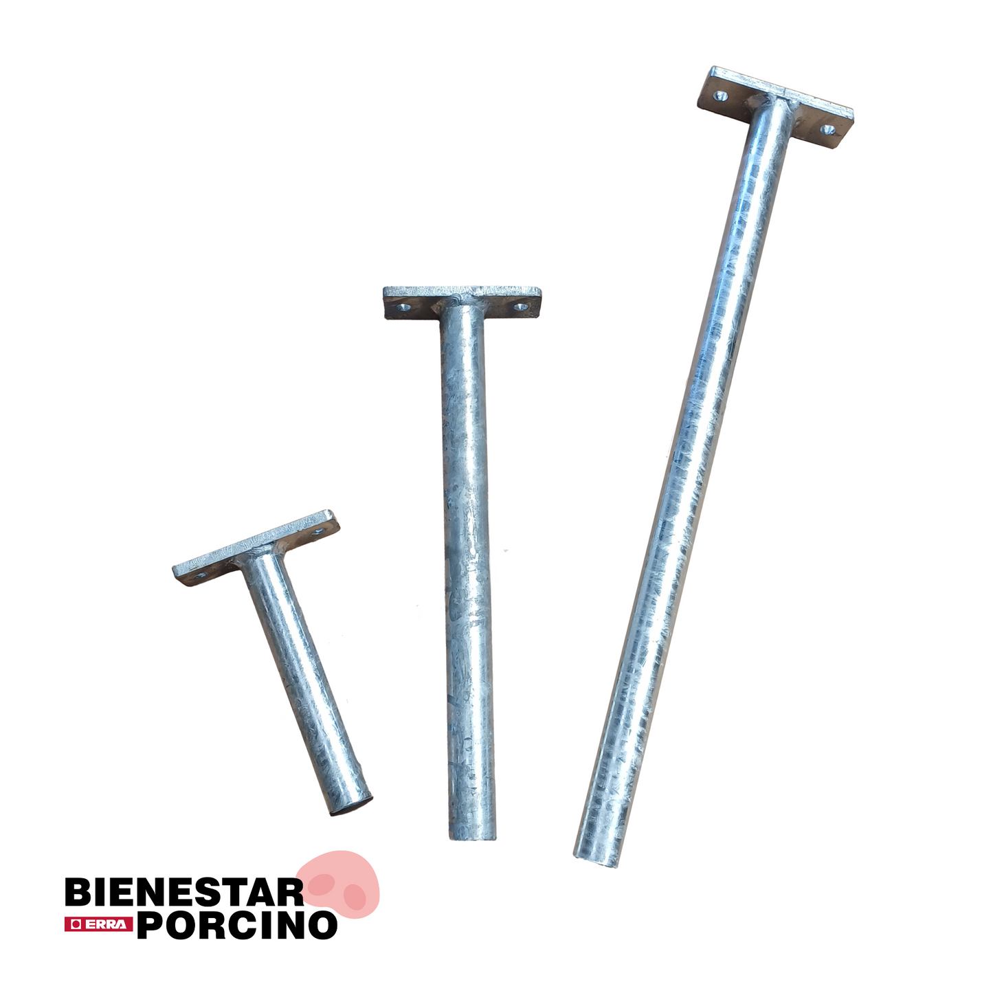 Soporte galvanizado para pared