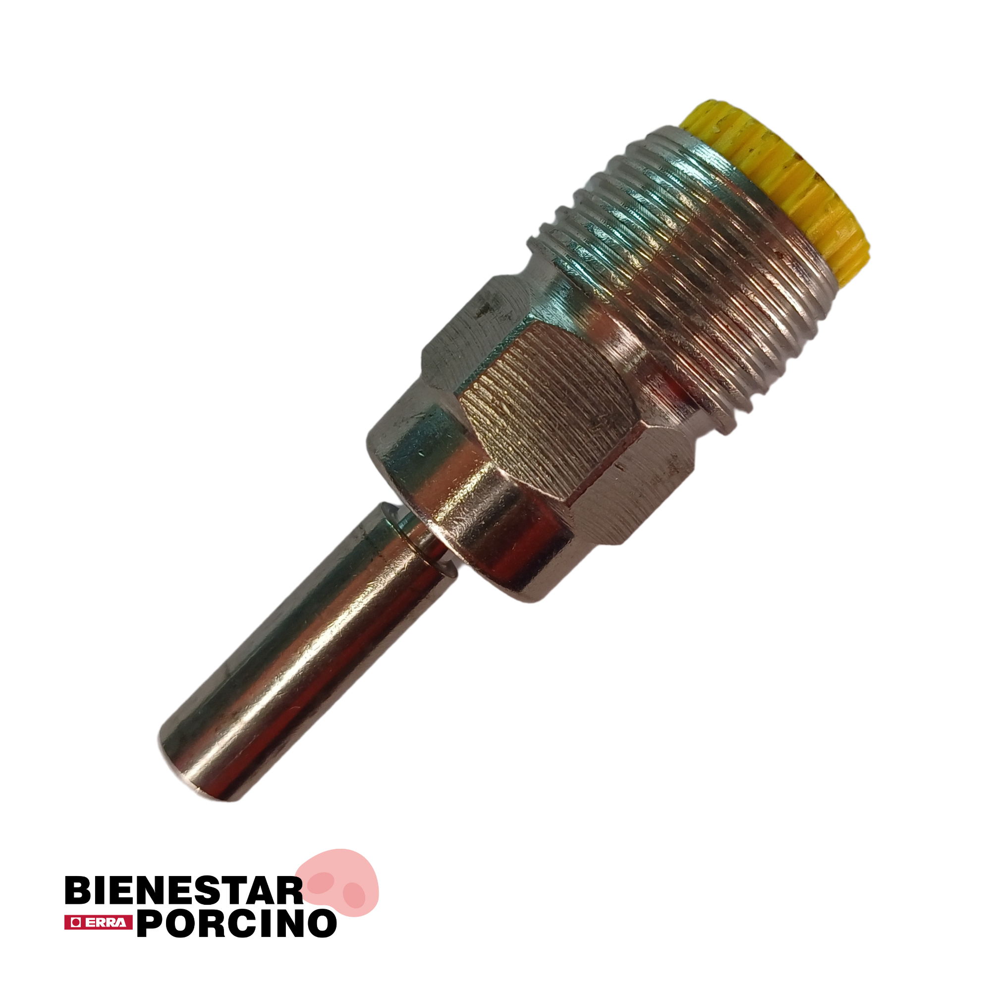 Pin Largo Chupete inox ½ (pin largo) – Bienestar Porcino - Erra