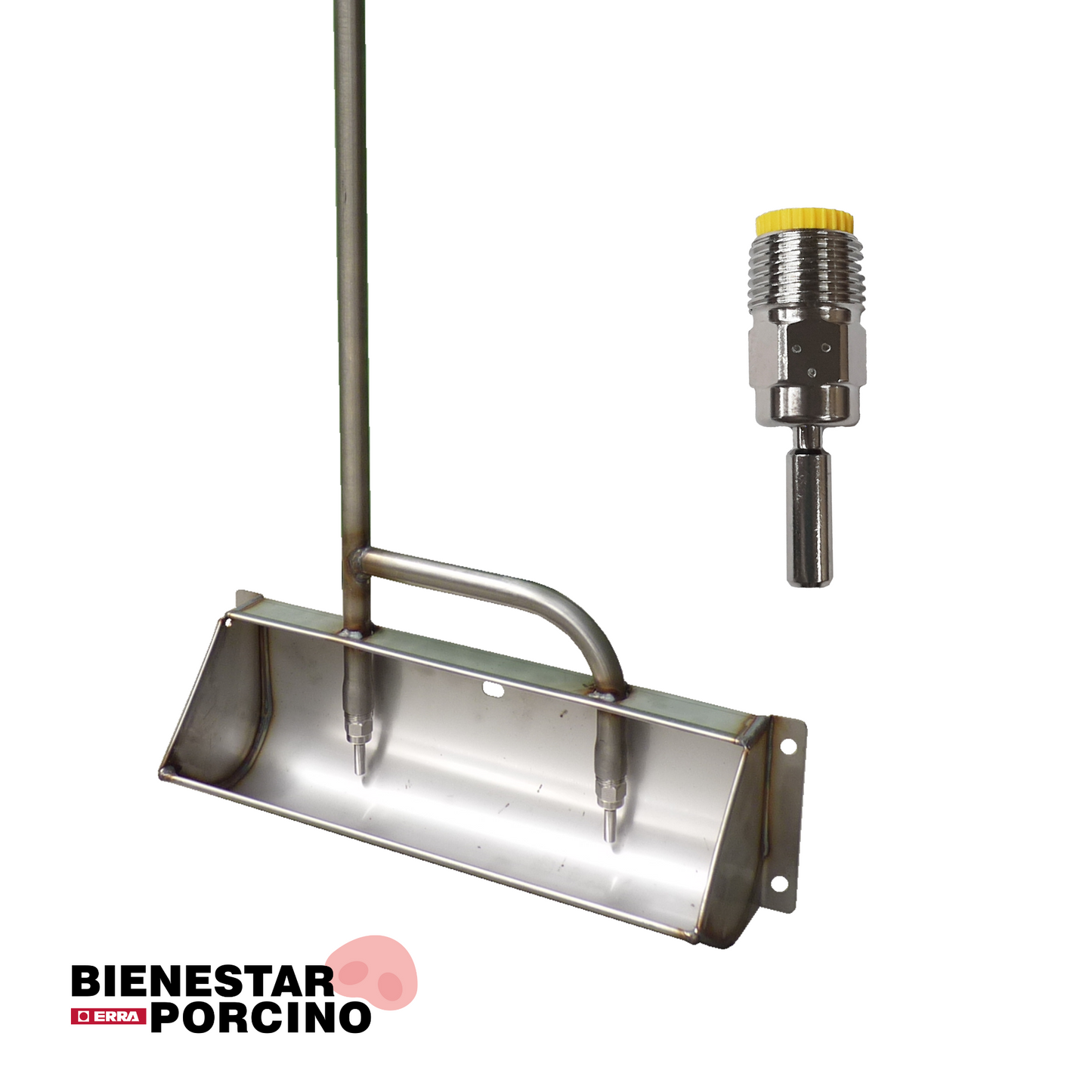 Bebedero inox DESTETE DOBLE